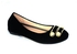 Link Girl's Ballet Flats With Metal Detail