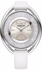 Swarovski Crystaline Oval Tone Watch ( White/Silver)