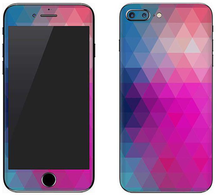 Vinyl Skin Decal For Apple iPhone 8 Plus Violet Prism