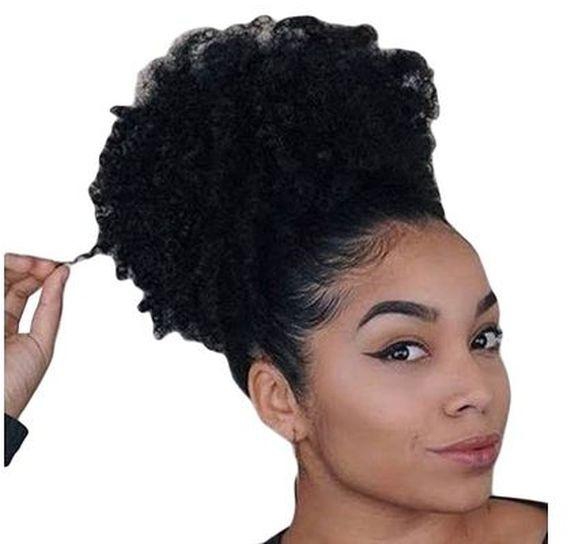 Generic Afro Hair Bun Extension Colour #1