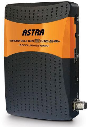 Astra ريسيفر ميني بجودة عالية HD 15500- ذهبي