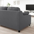 VINLIDEN 3-seat sofa - Hakebo dark grey