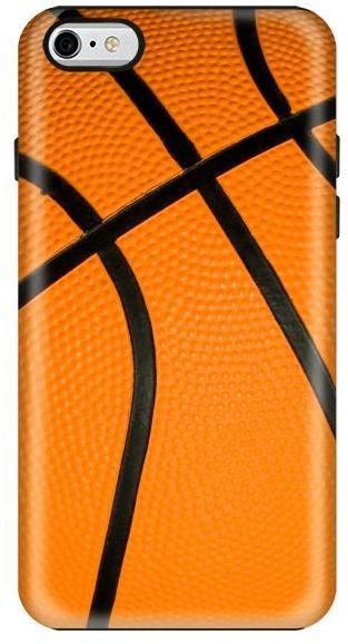 Stylizedd Apple iPhone 6 Premium Dual Layer Tough Case Cover Gloss Finish - Basketball