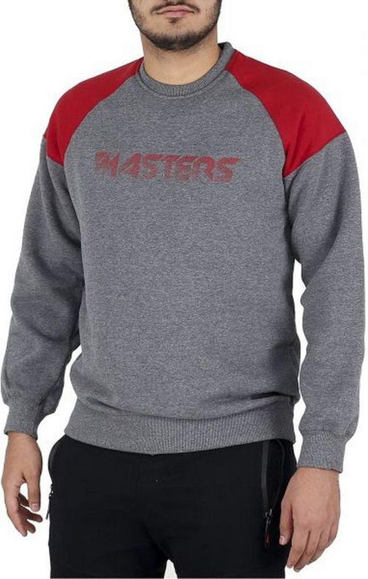 Masters Men T Shirt Long Sleeves - Dark Gray