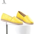 Lifestylesh BN-90 Ballerina Leather Flat For Women - Yellow
