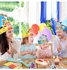 30 Packs Birthday Crowns Party Hats Colorful Birthday Hats And 32 Pcs Happy Birthday Rubber Bracelets Colored Silicone Stretch Wristbands For Kids Family Birthday Classroom School Vbs Party Supplies