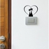 Light Switch Wall Sticker - Cat Couple And Heart