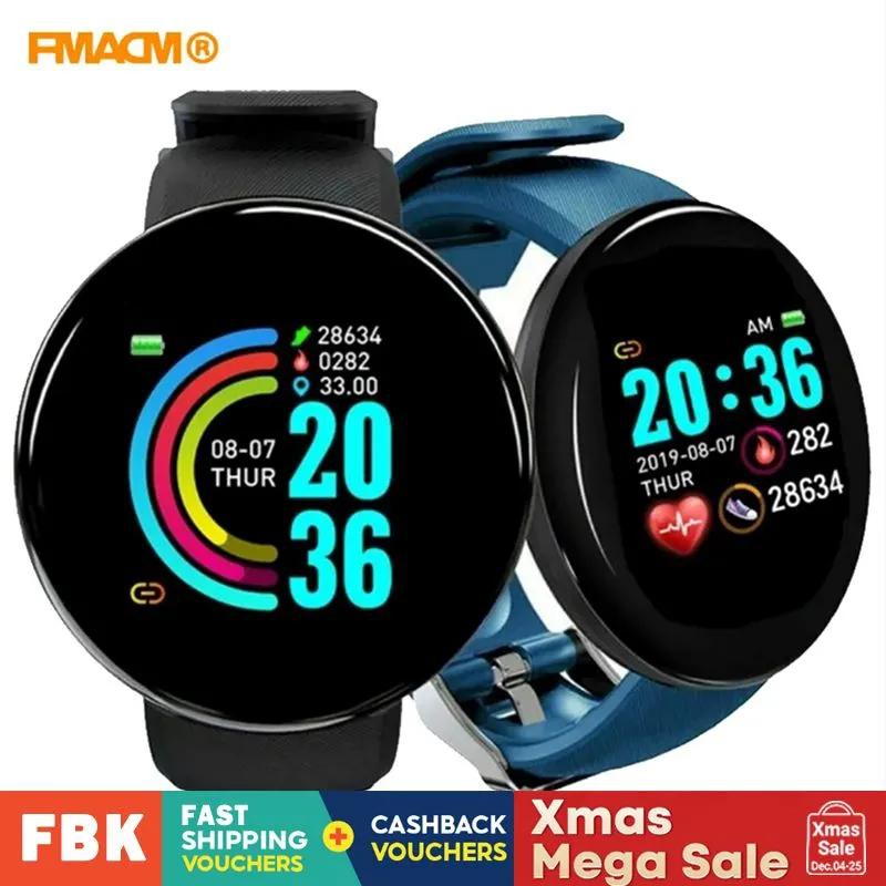 Kenya spot FMACM D18 Pro Smart Watch Men Women Bluetooth Fitness Tracker Sports Bracelet Kids Blood Pressure/Blood Oxygen/Heart Rate