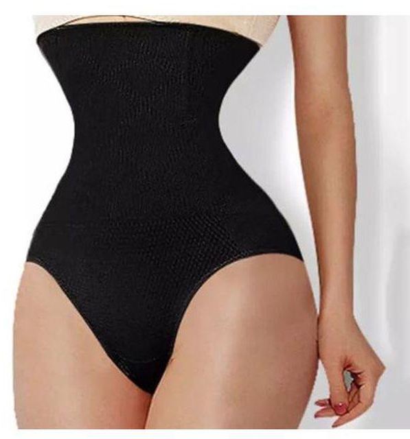 Seamless Tummy Girdle And Butt Lifter Pant-black