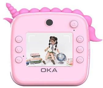اوكا كاميرا طباعة صور فورية مع طابعة حرارية للاطفال