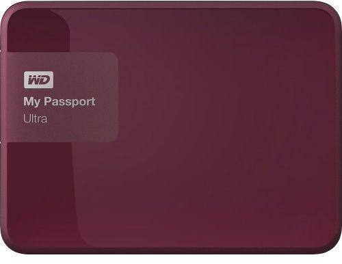 Western Digital 1TB My Passport Ultra Premium Portable Hard Drive Berry - WDBGPU0010BBY-EESN