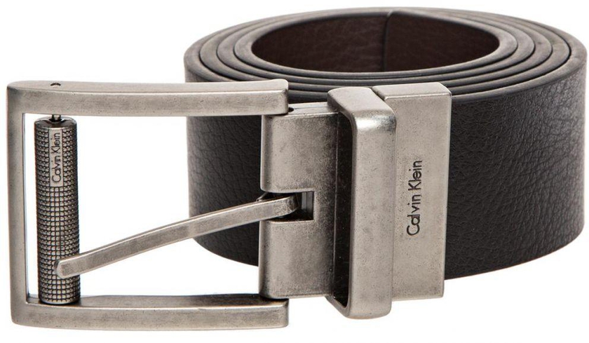 Calvin Klein 73271MA-BBW Reversible Belt for Men - Leather, 34 US, Black/Brown
