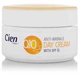 Cien Anti-Wrinkle Anti-Age Day Cream with Q10 and Vitamin E with UV Filter 50 ml