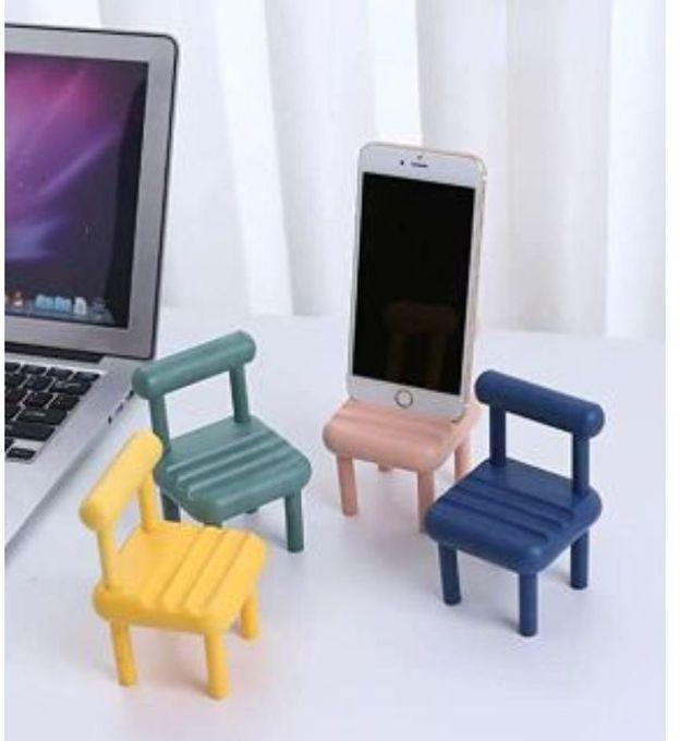 عدد 1 مسند موبايل بلاستيك شكل كرسي - حامل الهاتف الخليوي
