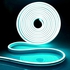 Ultra Thin High Quality Flexible Cuttable LED Light Strip, Super Bright Waterproof And Dustproof, 5mm 12V, Ice Cream Blue LED Strip Light 15M + Adapter