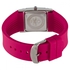 Omax Premium Women's Pink Dial Silicone Band Watch - F008P80R