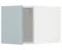 METOD Top cabinet, white/Kallarp light grey-blue, 40x40 cm - IKEA