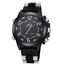 Weide 5202 Male Alarm Military Sports Quartz Watch Double Movts Analog Digital LED Watch PU Band White