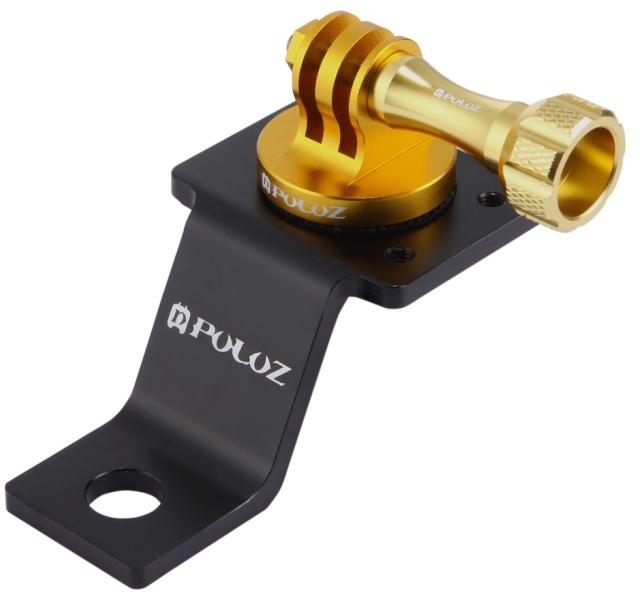 Puluz Motorcycle Fixed Holder Mount for GoPro Hero and Sport Cameras PU114 (Gold)