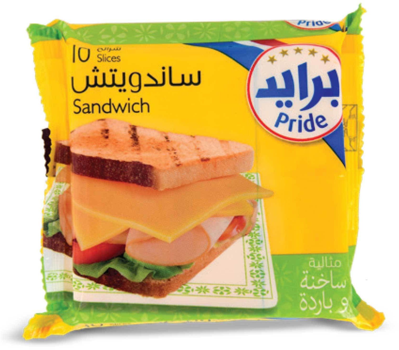 Pride sandwich slice cheese 10 slices (200 g)