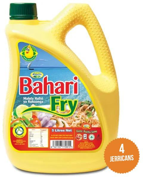 Bahari Fry Vegetable Cooking Oil-5Ltrs (Wholesale)