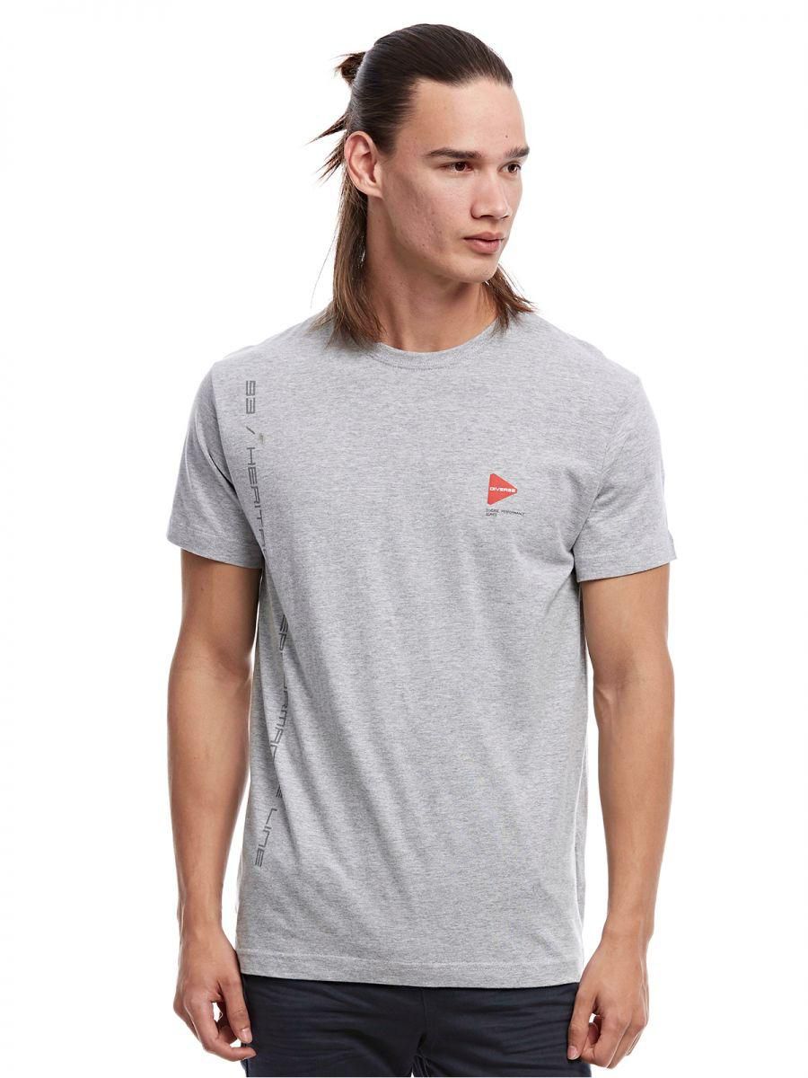 Diverse T-shirt for Men - Light Grey Melange