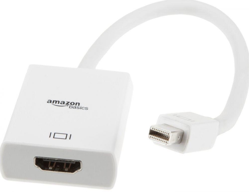 AmazonBasics Mini DisplayPort (Thunderbolt) to HDMI Adapter for Apple iMac, MacBook