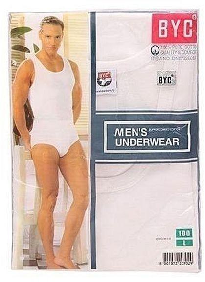 Byc 3-in-1 Authentic Natural Fibre Men Singlet
