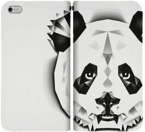 Stylizedd  Apple iPhone 6 Plus Premium Flip case cover - Poly Panda  I6P-F-203