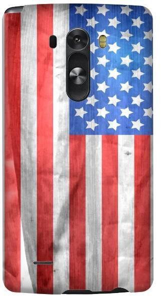 Stylizedd LG G3 Premium Slim Snap case cover Matte Finish - USA Grunge Flag