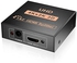 Zingther HDMI Splitter 1 in 2 Out 4K - 1x2 Powered Splitter Full HD 1080P, 4K @ 30Hz (One Input to Two Outputs) - USB Cable Included - 1 Source to 2 Identical Displays