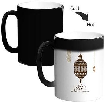 Ceramic Magic Coffee Mug With Handle Black