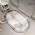 Quick Drying Bathroom Anti Slip Mat With Rubber Underside