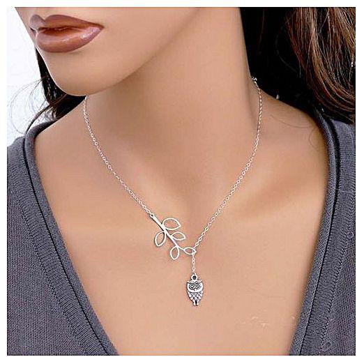 Generic Angel Wings Key Friendship Pendant Long Chain Silver Necklace Jewelry