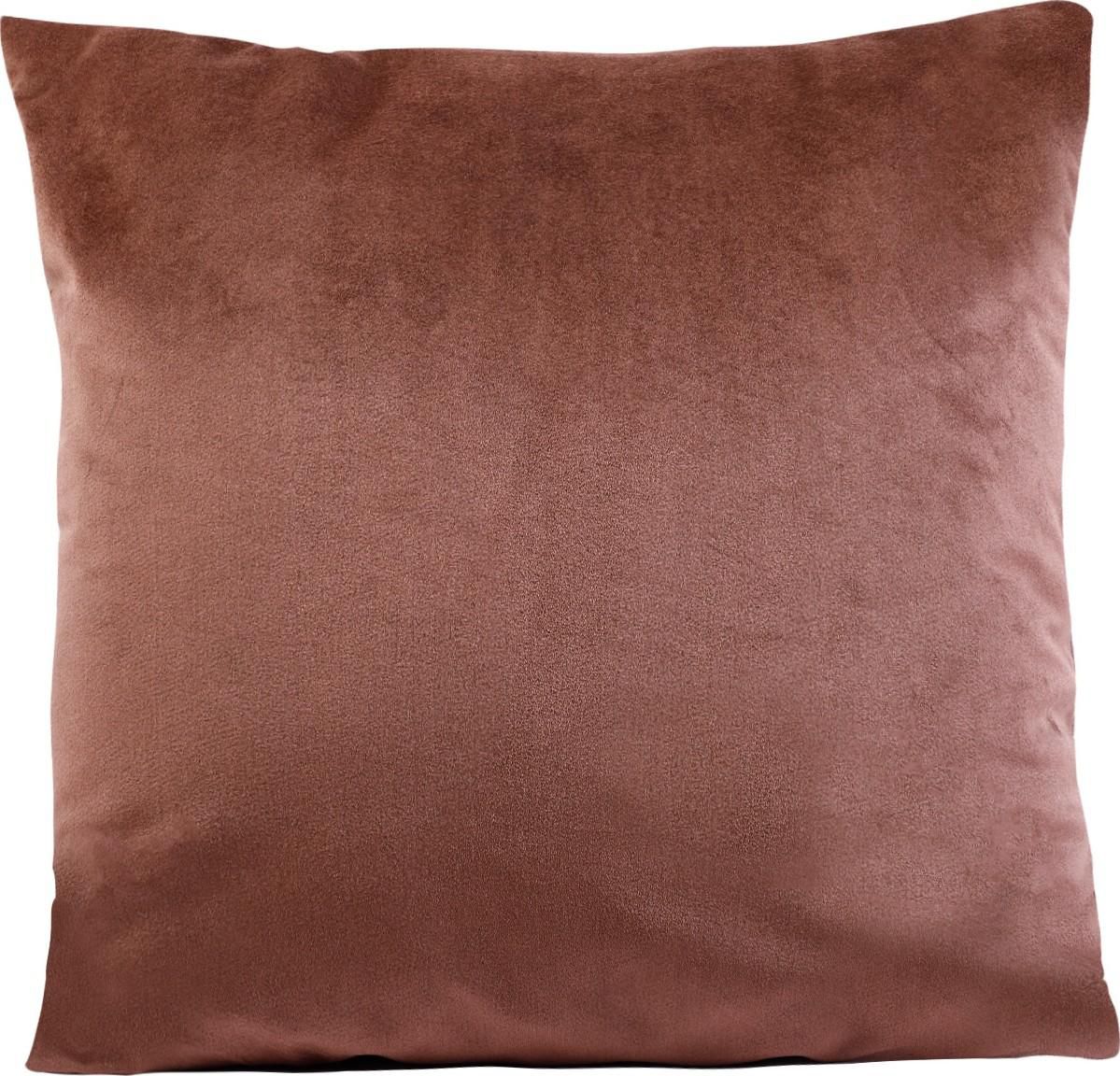 PARRY LIFE Decorative Velvet Cushion Pillow - Decorative Square Pillow Case - Ideal Pillow for Livingroom Sofa Couch Bedroom Car, 44cmx44cm - Square Cushion Pillow, Perfect to Match any Home Dcor-BROW