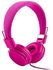 Adjustable Foldable Kid Wired Headband Earphone Headphones With Mic Stereo Bass Artificical