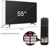 Hisense 55 Inch 4K UHD HDR Smart TV (Vidaa OS) 55A6GL/GE, Black
