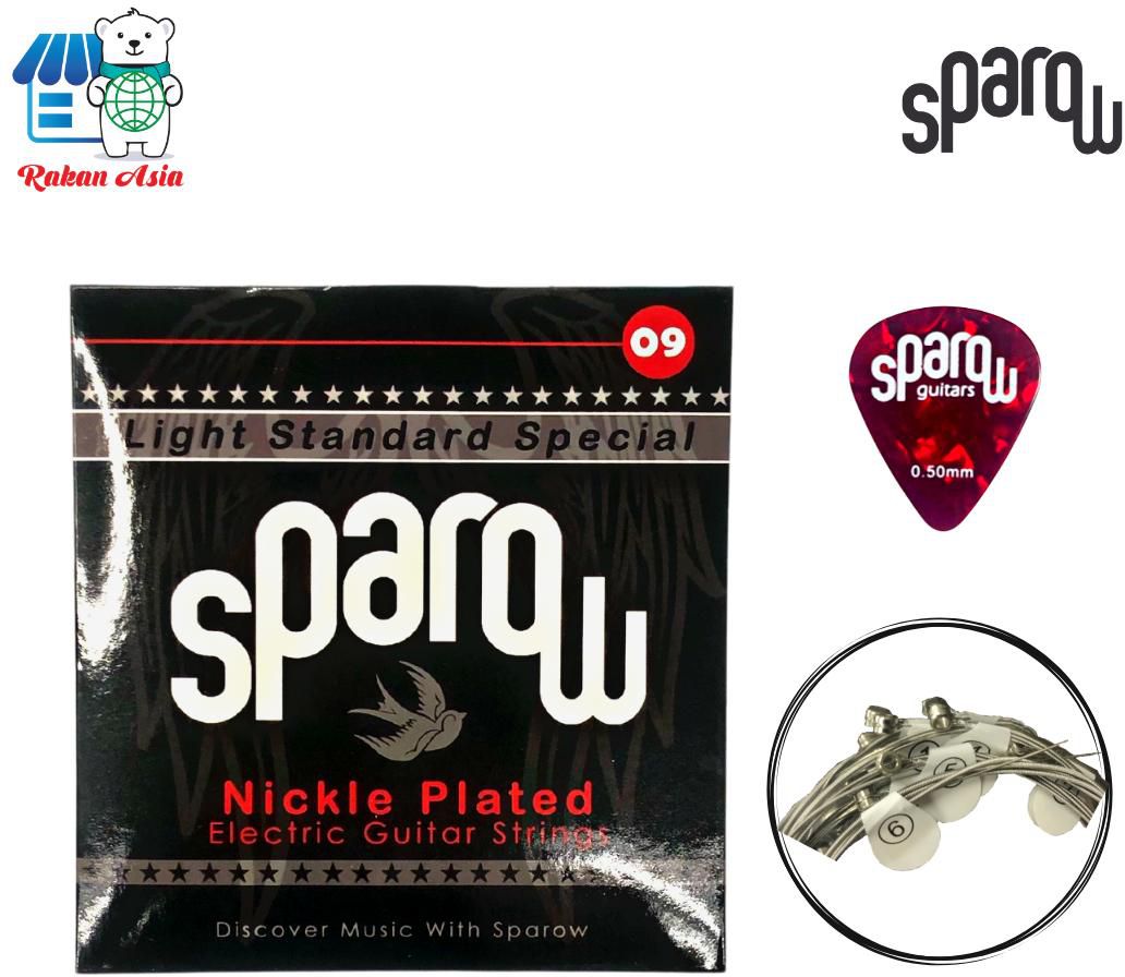 Sparow 1 Set Nickle Plated Electric Guitar String (6 x 0.9 - 4.2)