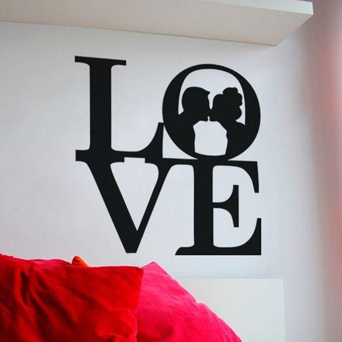 Decorative Wall Sticker - Love Kiss