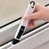 Multipurpose Detachable Window Door Groove Cleaning Brush With Dustpan
