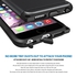 Rearth Ringke Max Black Double Layer Heavy Duty Shock Absorption Case & OZONE Screen Guard for Apple iPhone 6