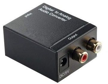 Digital To Analog Audio Converter Black