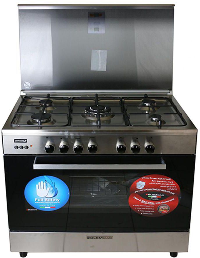 5-Burner Cooking Top With Oven AL967GI/FS Black/Silver price from