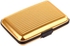 Aluma Credit Card Wallet Holder For Unisex, Gold