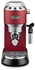 ماكينة القهوة الاسبريسو ديلونجي ديديكا ستايل بالضغط، 15 بار، احمر - EC 685.R