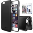 Rearth Ringke SLIM Case Premium Dual Coated Hard Case Cover & Ozone Screen Guard for Apple iPhone 6 Plus Black