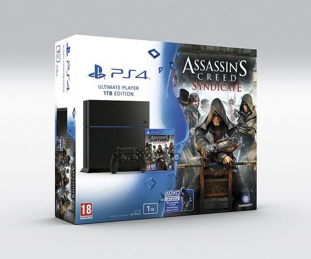 SONY PLAYSTATION 4 1TB CONSOLE WITH ASSASSINS CREED SYNDICATE (PS4 PAL)