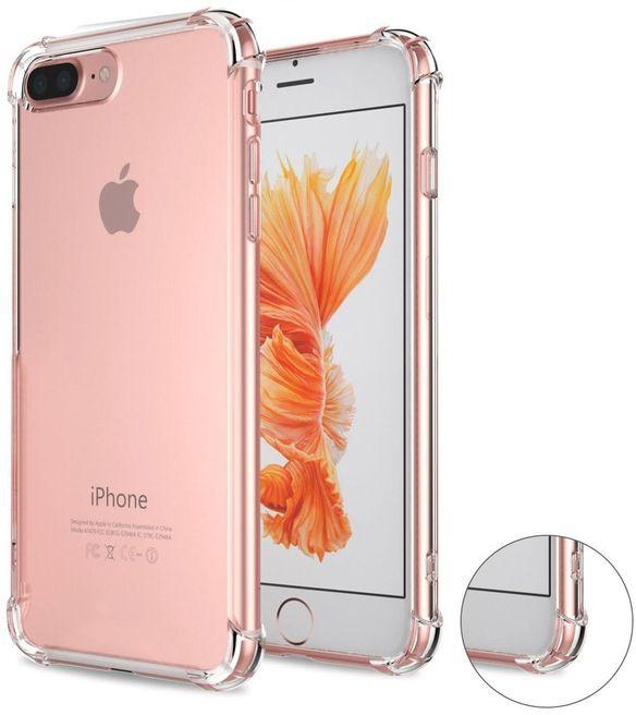Silicone Back Cover For Apple Iphone 7 And 8 Plus -0- Clear