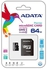 Adata 64 GB Class 10 Micro SDXC Card with Adapter - USDH64GUICL10