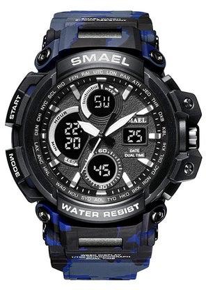 Men's PU Leather Analog And Digital Wrist Watch ACB294